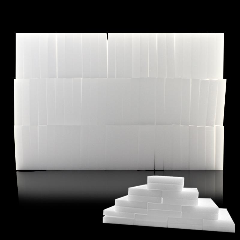 Magisk Svampviskelær 100x60x10MM Melaminsvamp Vaskebørste Verktøy Baderom Kjøkken Rengjøringsmiddel Oppvask Rengjøringssvamper