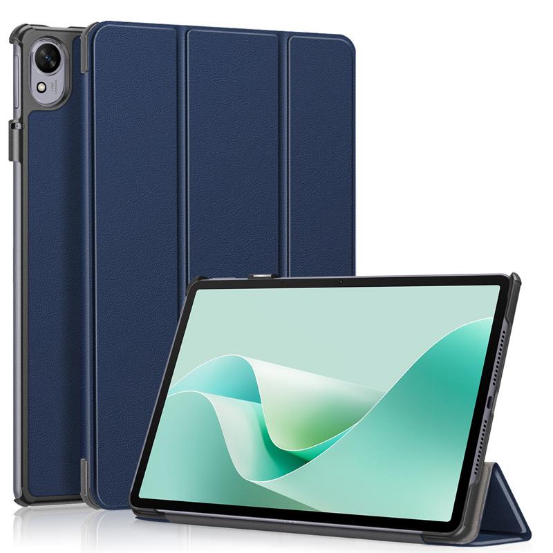 

Роскошный кожаный жесткий чехол-подставка для планшета Huawei Matepad 11 5 S, чехол TGR-W09/W10 для Huawei MatePad 11.5S 2024, чехол Matepad 11.5S 2024 темно-синий