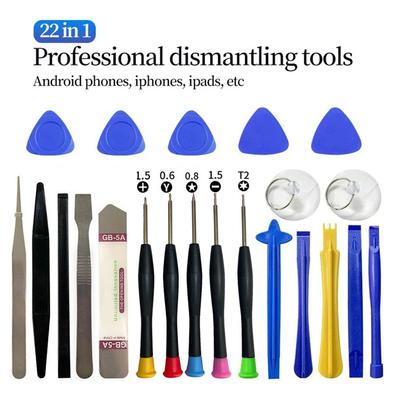 Utensile di Smontaggio Multifunzionale 22 In 1 Telefono Cellulare IPad Laptop Cacciavite Kit di Manutenzione Strumenti di Riparazione Set di Apertura per Mano