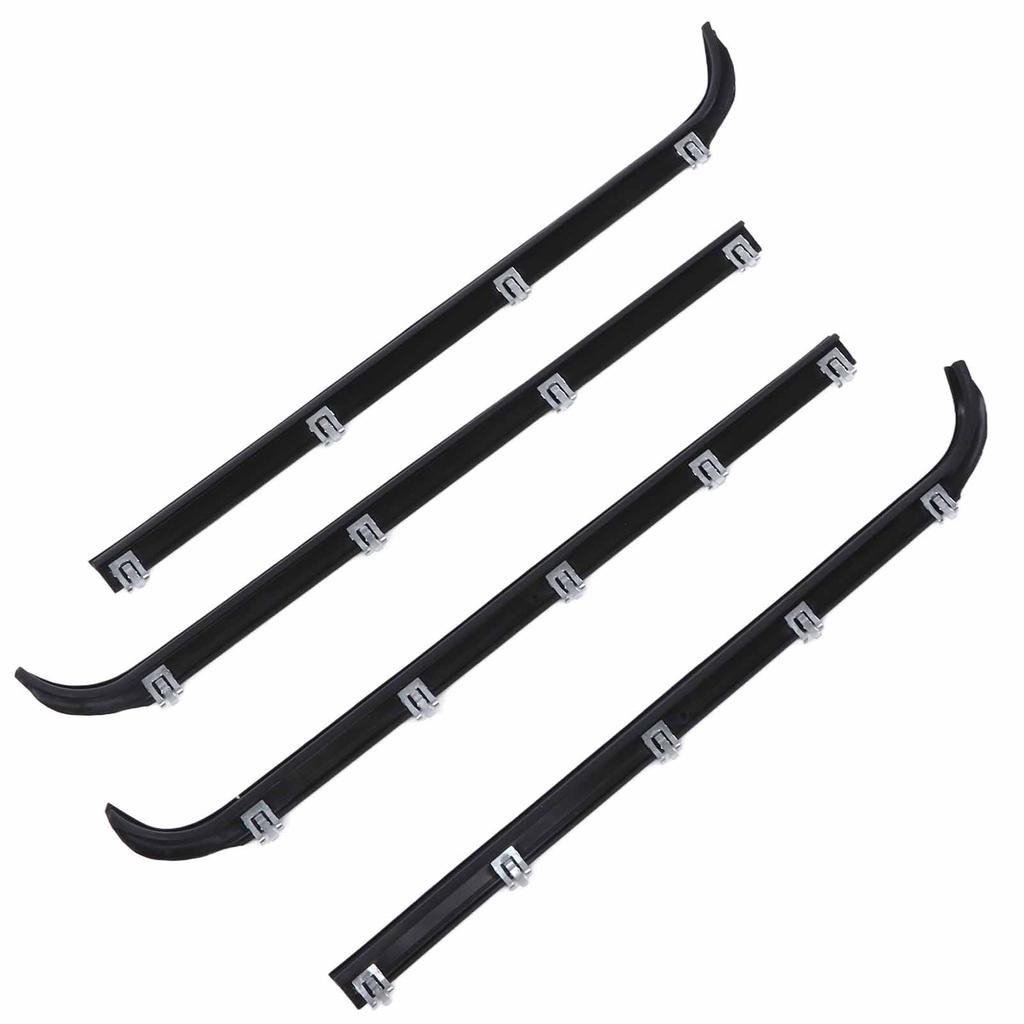 4 Stück Fenstermeßleisten Dichtungen AM‑41543318 Dichtungssatz Ersatz für Ford F150 LKW 1987‑96