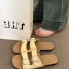 Flat-bottomed Slippers Women's Summer Outer Wear 2025 New Casual Maternity Cool Slippers Are Beautiful and Versatile with Skirts