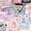 1Pc Sticker Cartoon Girls Decorative Decal Seal Cartoon Girls for Diary Planner Scrapbook School Supply Stationery