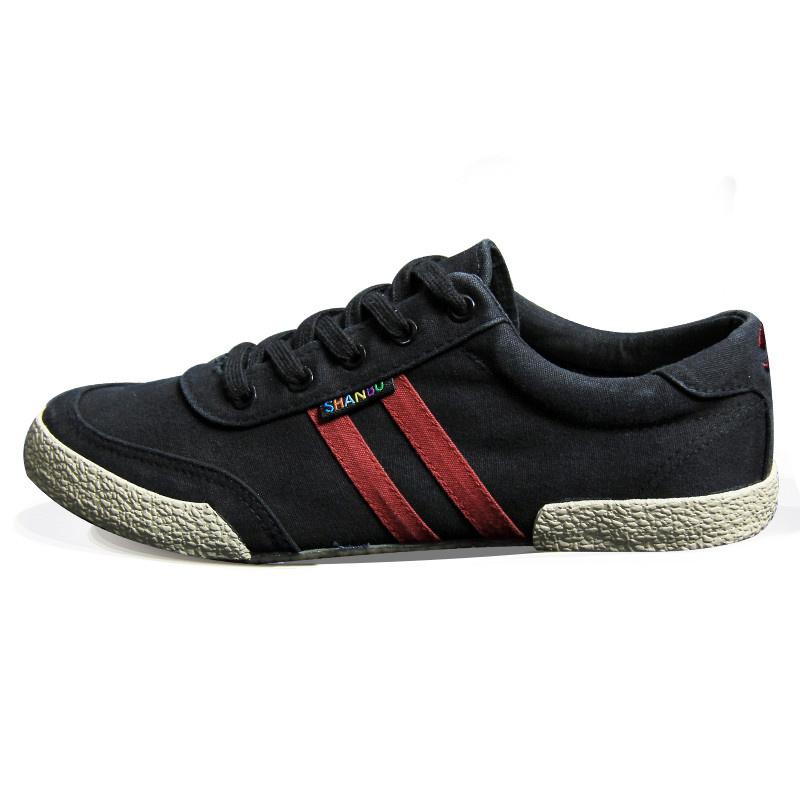 New Striped Men's Canvas Shoes Classic Comfortable Vulcanized Shoes Men Breathable Flat Shoes Man Casual Sneakers Zapatos Hombre