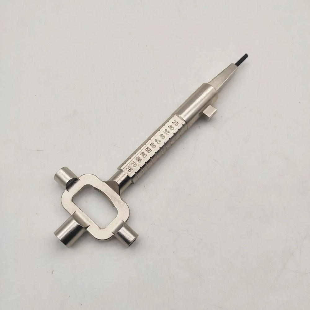 Measurement Lock Cylinder Gauge Maintenance 6 In 1 Construction Key  Locksmith Tool