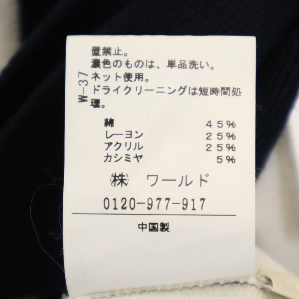 UNTITLED Check No Sleeve Knee-length Dress 2 White System Knit Women Used