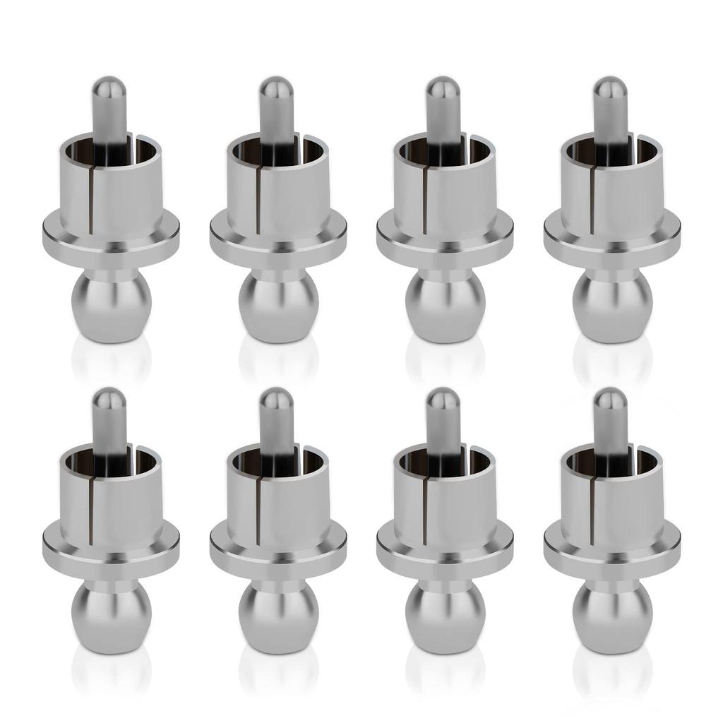 Monosaudio RCA Plug Teflon Protective Noise Jack RCA Input Terminal Removable Center for AV and Sound System Audio Set of 8 Caps, Caps, Reduction,