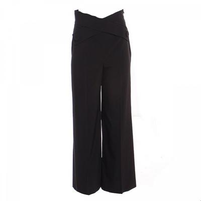 Mojo Diagonal Button Point Black Slacks J252xsa003