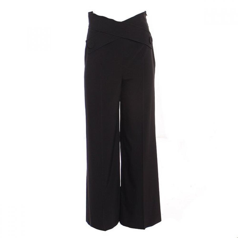 Mojo Diagonal Button Point Black Slacks J252xsa003 blacks/55