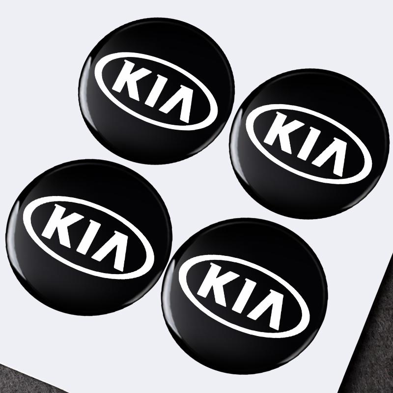 2/5/10Pcs 14mm Fashion Car Remote Key Fob Emblem Badge Radio button Sticker Accessories For KIA Cerato Sportage R K2 K3 K5 Sorento Sportage R Rio Soul