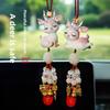 Safe Journey Car Accessory - Deer-shaped High-end Car Interior Decoration Rearview Mirror Pendant - Car Interior Item