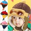 Fashionable Childrens Aviator Hat Earflap Design Winter Warmth Protection