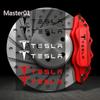 För bil Model 3 Y S X Roadster Modifierade Vinylbilhjulskaliberklistermärken AutoBromsdekaler Däckdekoration