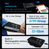 Portable Bluetooth Blood Pressure Monitor Digital Tonometer LCD Large Display Adjustable Large Cuff Sphygmomanometer