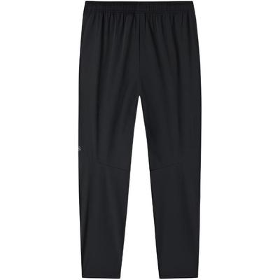 Training Series Solid Color Logo Brand Elastic Waist Straight Leg Sports Pants Men Bottoms Black 152217506-2