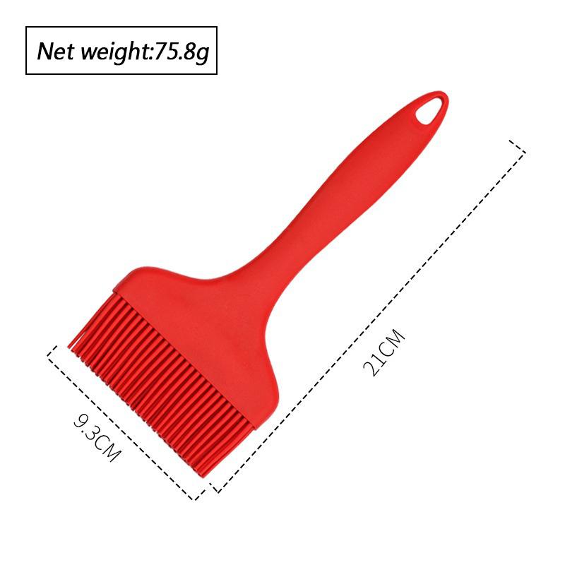 Grote siliconen barbecueborstel, hittebestendig, brede olieborstel, keukenbenodigdheden, bar, taart, barbecue, bakgereedschap