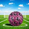 1 Stück Einhorn Funkeln Garten Thema Fußball, Größe 5, Leichtes PVC, Outdoor Trainingsfußball, Geschenk c6513