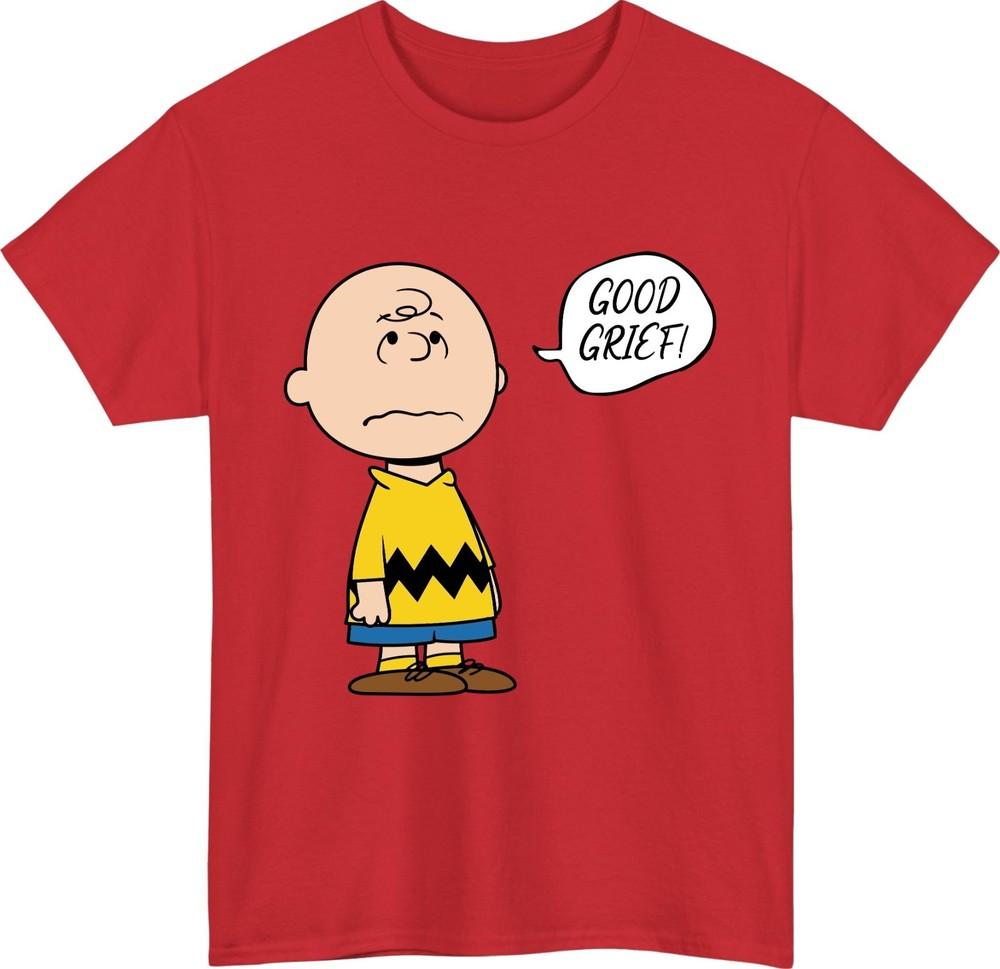 Good Grief Cartoon Unisex TShirtFunny Peanuts Comic Strip Sarcastic Retro Tee S