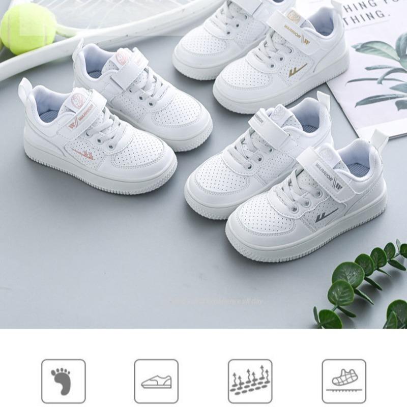 Huili студенческие детские маленькие белые туфли осенние новые спортивные туфли — фото 3