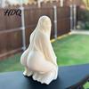 Creepy Ghost Collectible Halloween Figurine, Funny 3D Printed Scream Statue Decoration for Desk, Tabletop, Mantel, Shelf, Spooky Home Decor