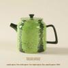 Ciotola per noodle in ceramica con design anguria dipinto a mano, colore sottosmalto e motivo a lumaca