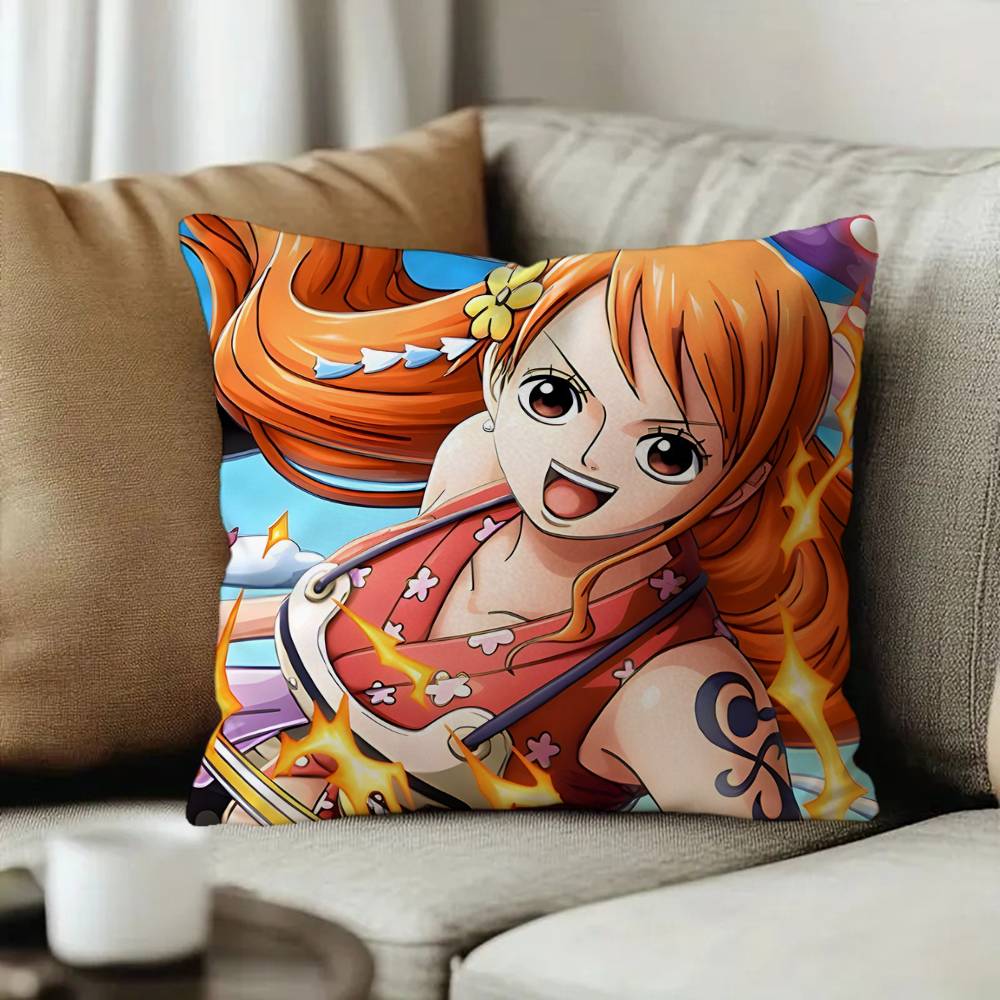 O-ONE-P-PIECE Nami Maple Design Cushion Cover Happy Autumn Harvest decor Holiday Decorati Pillow Cover