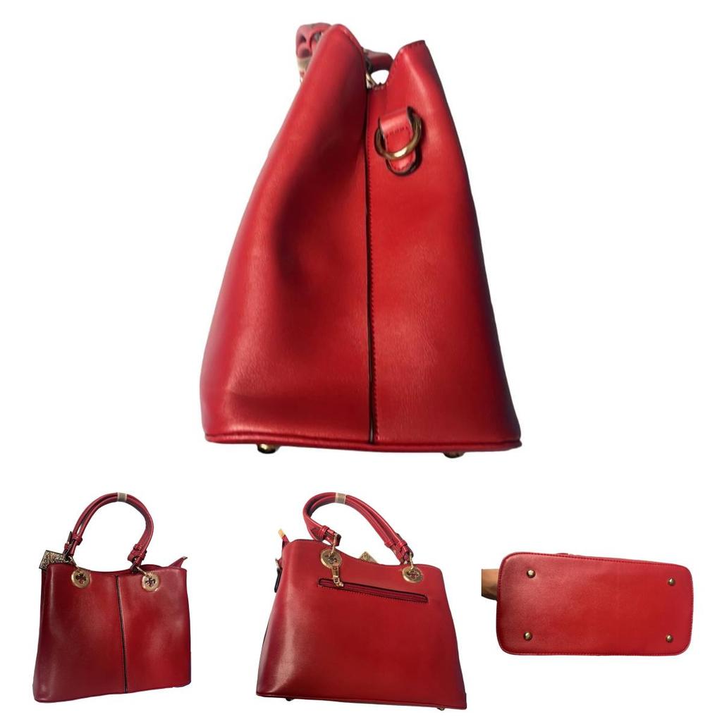 Pu Water Bucket Bag For Women With Zipper Closure And Elegant Design For Daily Use