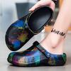 Fashion Creatar Trendy Summer Women Clogs Slipper Fashion Printing Design Beach Slides Outdoor Sports Sandals EVA Sole Male Garden Shoes