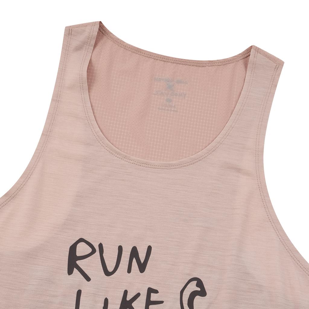 SAUCONY Nathan Bell Series Round Neck Fashion Soft Skin-Friendly Sleeveless Vest Unisex Vests Light-Pink SA2259TK41C-GR209