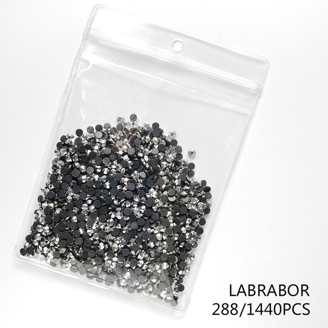 

Высококачественные стеклянные прозрачные стразы для исправления SS4-SS30, фиксирующие стразы для украшения одежды, стразы для свадебного платья «сделай сам» SS10 1440pcs