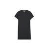 New MLB SS24 Short Sleeved Dress Women's Black 3FOPV0143-50BKS