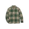 Uniqlo Giacca Camicia a Maniche Lunghe Monopetto con Collo a Quadri Unisex Camicie Verde Acqua 449618-55