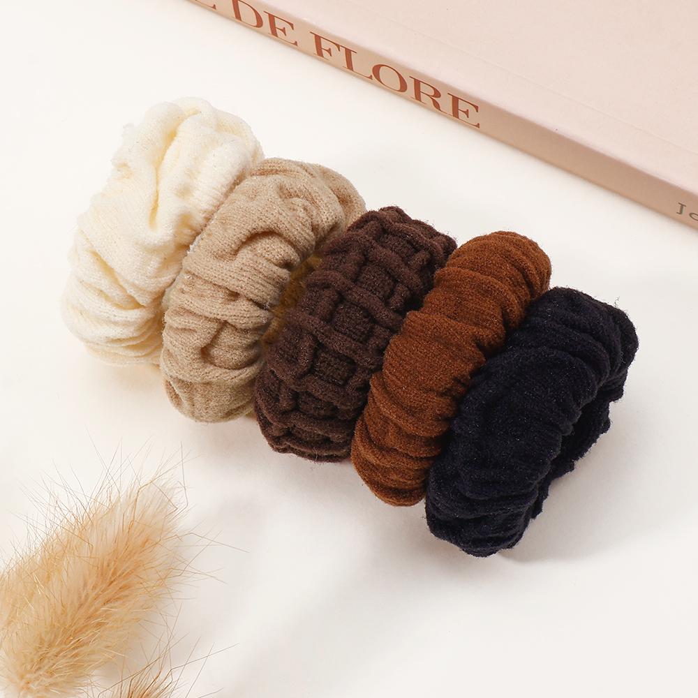 5Pcs/Lot New Solid Big Rubber Band Hair Ring Hair Clips for Kids Fashion Headdress No Harm to Hair Baby Hair Accessories