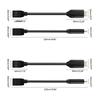 2PCS HDMI-kompatibilní s Rj45 TX RX Samec prodlužovací adaptérový kabel HDMI-Rj45 1080 kabel adaptéru s napájecím zdrojem