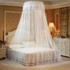 Universal Dome Bed Canopy Single Entrance Fine Mesh Bed Net Lace Curtain Princess Style Bedroom