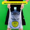 Transparent Vest Handle Plastic Bags
