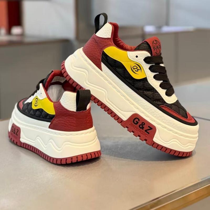 Shoes new spring youth niche design thick baseplate shoes casual heightening sports shoes 39 [standard sports code]