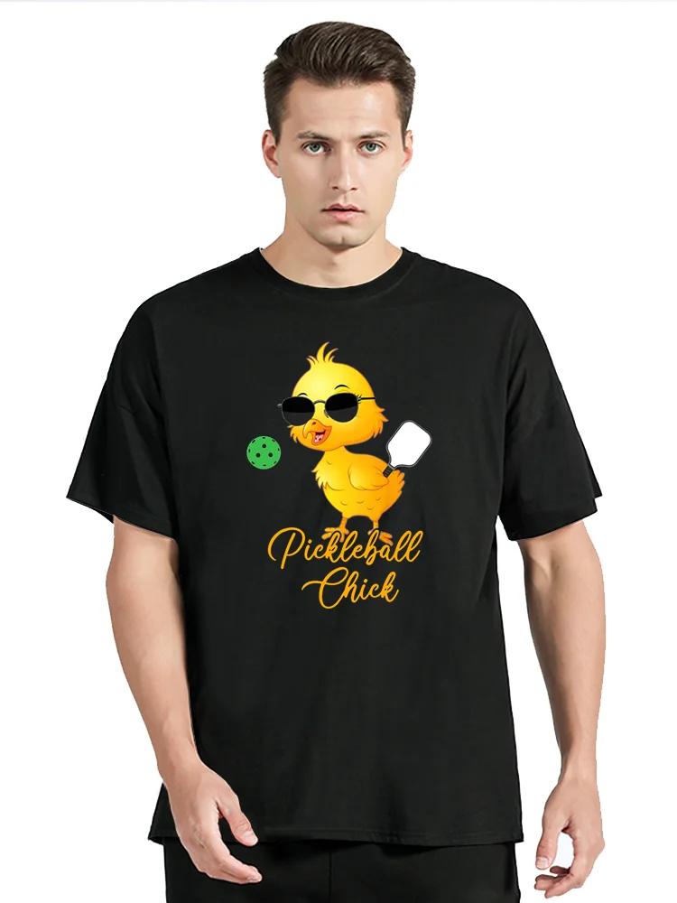 Pickleball Chick Funny T Shirt Graphic Cotton Tshirt Streetwear Short Sleeve Birthday Gifts Summer Style T-shirt Men Clothing