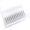 12Pcs/set Dental Polishing Stone Porcelain Resin Handpiece Polishing Burs FG Round White Stone Tools RD1 Teeth Whitening