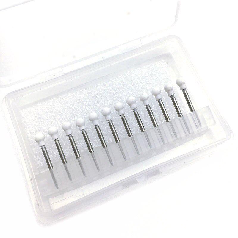 12 bucăți/set piatră de lustruit dentară, porțelan, rășină, piese de mână, freze de lustruit FG, instrumente rotunde pentru piatră albă, RD1 pentru albirea dinților
