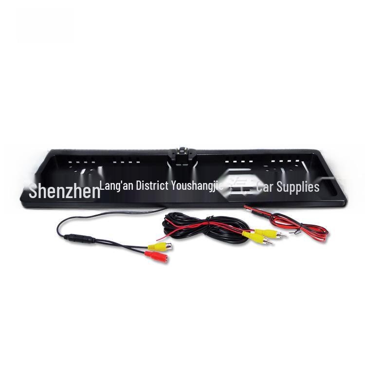 Europäischer Kennzeichenhalter Rückfahrkamera mit 4 LED Nachtsicht & Wasserdichtes Design