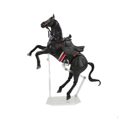 Horse Figurine Action Figure Model Simulation Home Decor Creative Poseable Collectible for Children