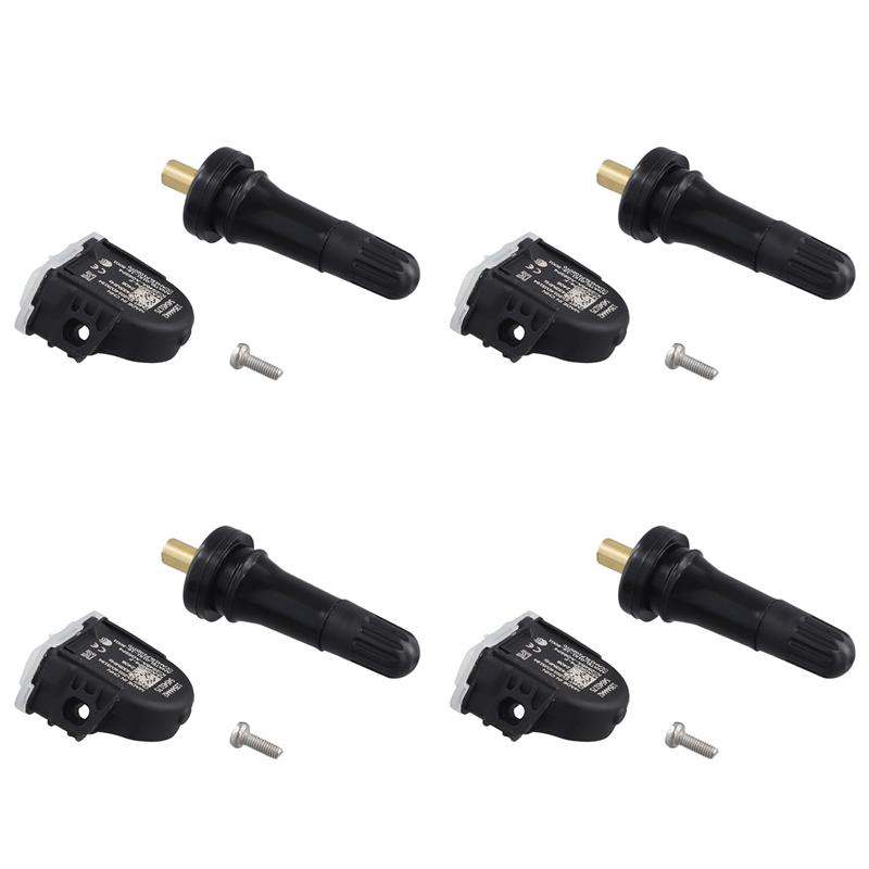 4X 13544442 Tire Pressure Sensor Monitoring System TPMS 433Mhz For GM Buick Cadillac CT6 Opel чёрный