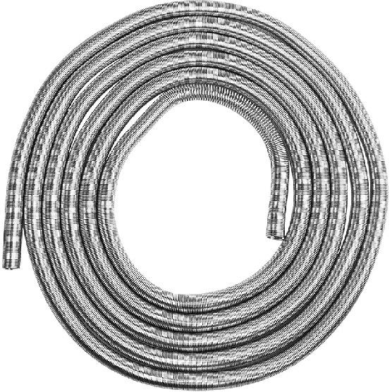 Brake Line Protector 3/16 Inch - 16 Ft Stainless Steel Premium Galvanized Guard Spring - Anti-Corrosion Gravel Shield For Truck, SUV, Off-Road