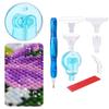 Diamond Painting Art Sticky Drill Dot Pen with Glue Clay Roller Resin 5D Diamond Painting Art Dot Drill Pen Kit DIY Art Crafts