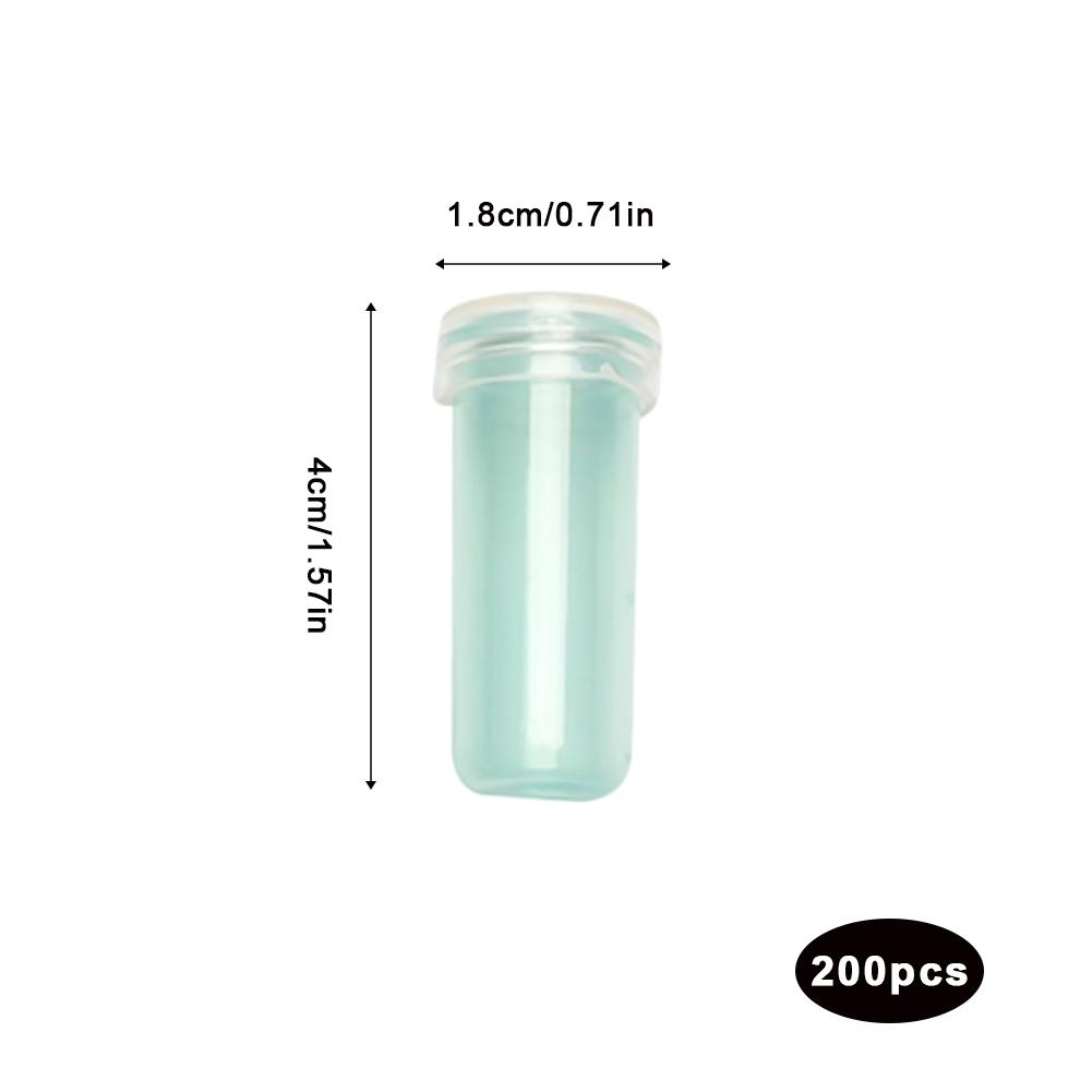 100/200Pcs PVC Flower Fresh-keeping Tube Cap Water Storage Tube Flower Arrangement Flower Water Tube Hydroponic Contain