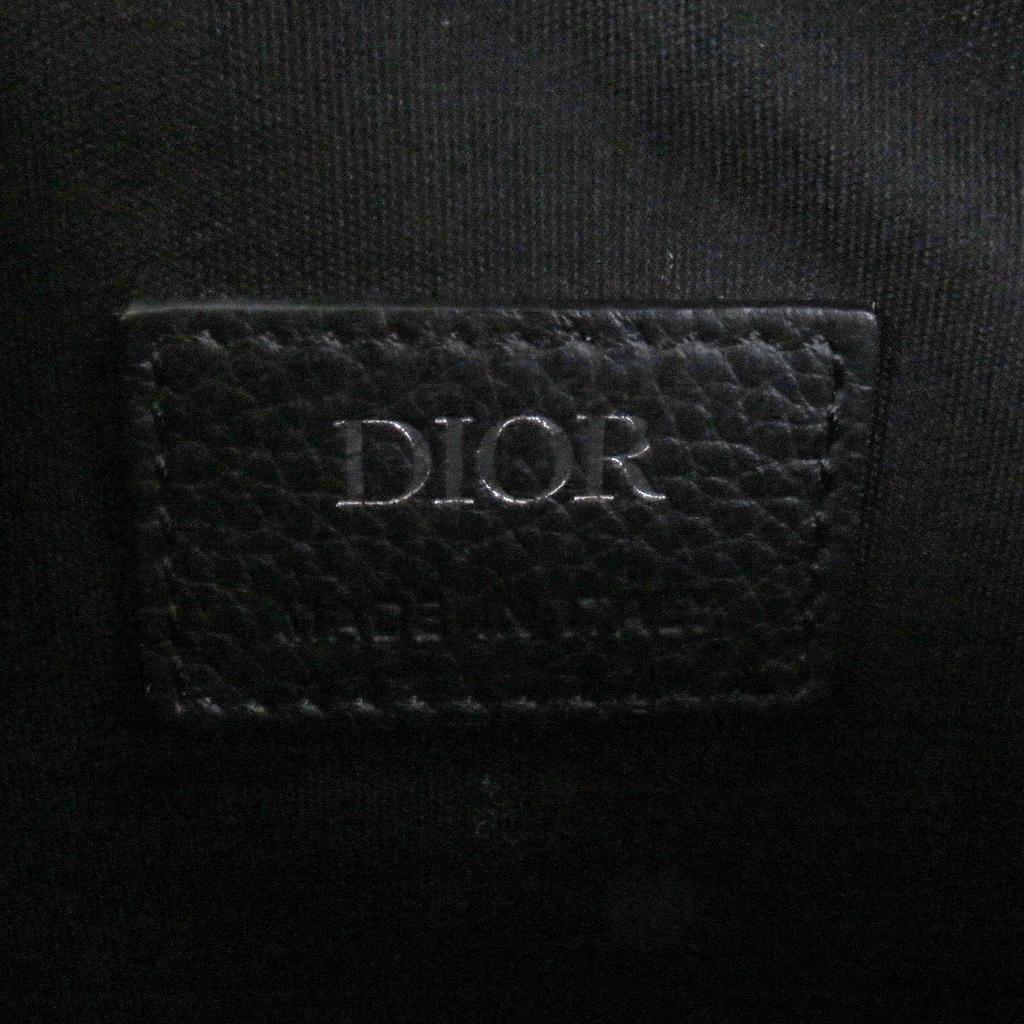 Great DIOR Shoulder Bag Dior 8 Buckle Oblique All-Over Pattern Beige Used