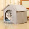 Casa rinfrescante per animali domestici con impacchi di ghiaccio, letto climatizzato chiuso per tutte le stagioni per gatti e cani di piccola taglia