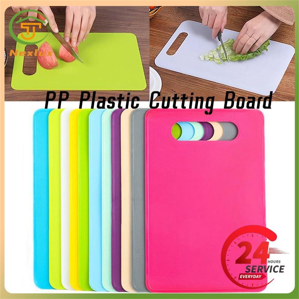 1pc Durable PP Cutting Board Non-slip Vegetable Fruit Chopping Board for Home Kitchen Camping Kitchen,Dining & Bar TB Sale