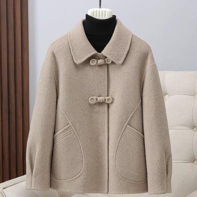 Coat Women Small Short Spring and Autumn Updated Wool Thin Belly Hair Women