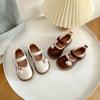 Mode Mädchen Lederschuhe Herbst neue Mädchen Prinzessin Schuh rutschfest Mädchen Einzelschuh niedliche Kinderschuhe weich besohlt Mädchenschuhe